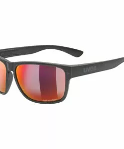 UVEX LGL Ocean Polavision Brille Schwarz/rot