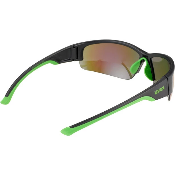 UVEX Sportstyle 215 Brille Schwarz/grün 5 UVEX Sportstyle 215 Brille Schwarz/grün – Bild 3