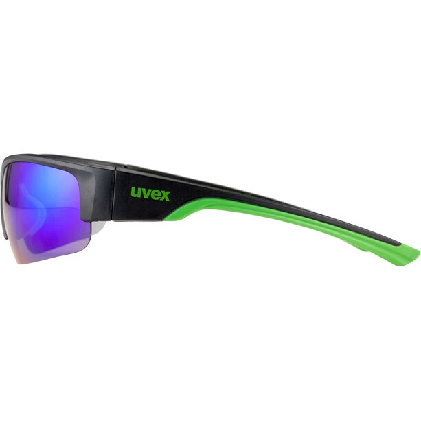 UVEX Sportstyle 215 Brille Schwarz/grün 7 UVEX Sportstyle 215 Brille Schwarz/grün – Bild 5
