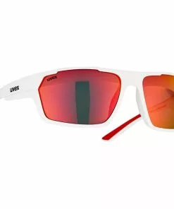 UVEX Sportstyle 233 P Brille Weiß/rot
