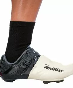 VeloToze Silicone Zehenwärmer Weiß/schwarz