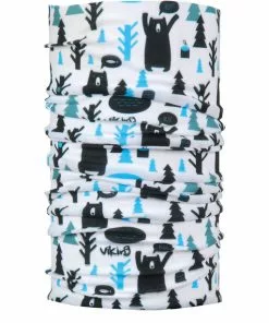 Viking Europe Polartec Outside Bandana Kinder Weiß/braun