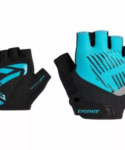 Ziener Cull Fahrradhandschuhe Kinder Türkis/schwarz